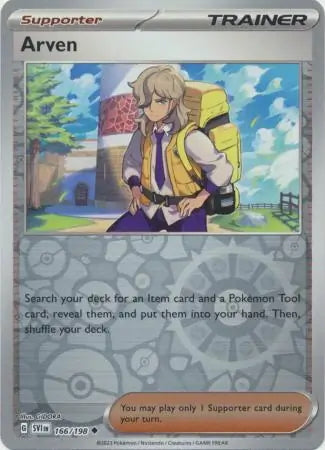 Scarlet & Violet Arven #166/198 reverse holo